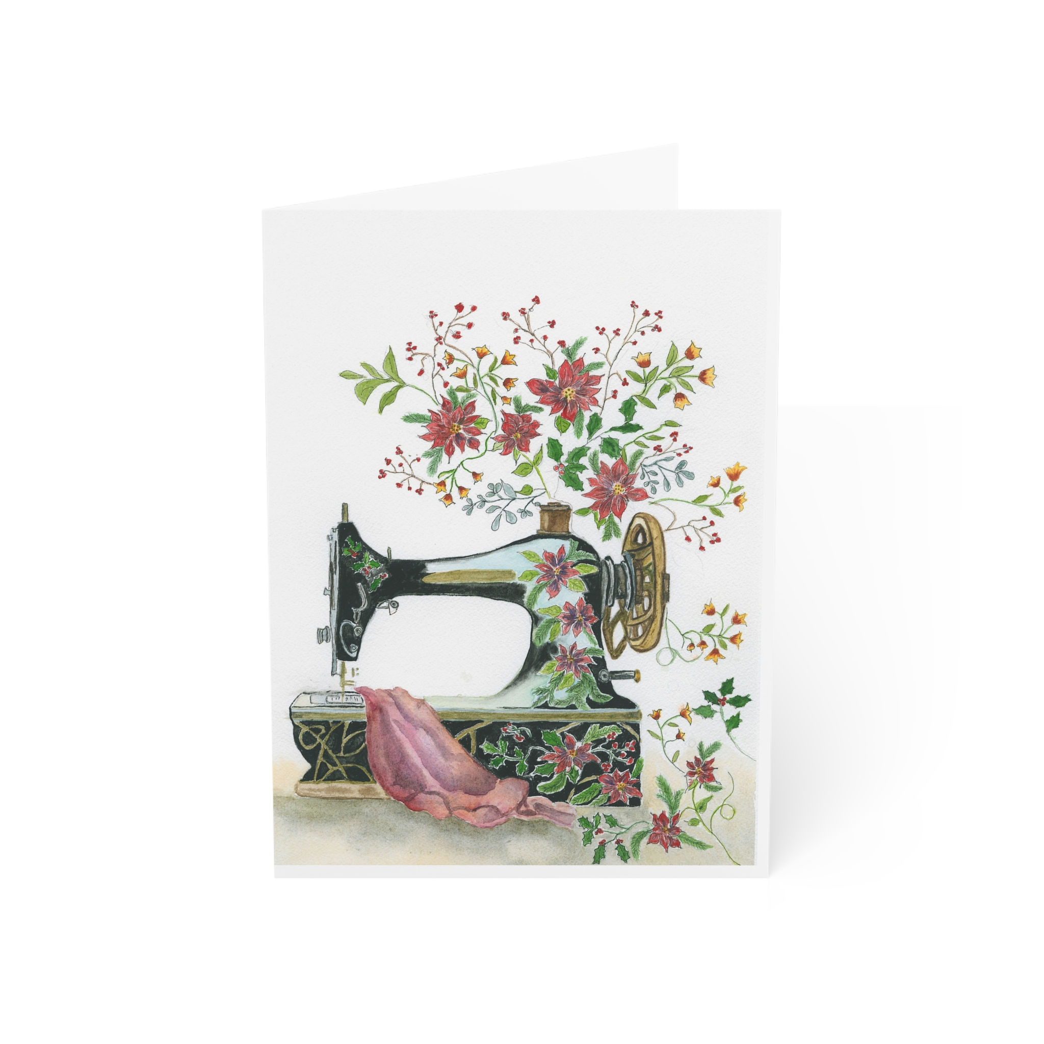 Holiday Sewing Inspirstion - Watercolor Art, Any Occasion, 1-50pcs   