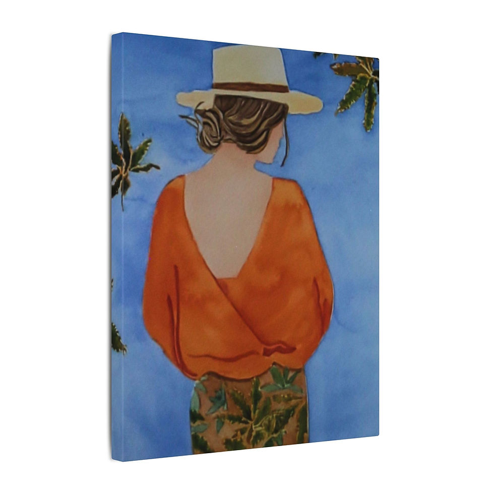 Thumbnail: Boho Colorado Canvas Art, Bohemian Decor, Gift for ArtLovers