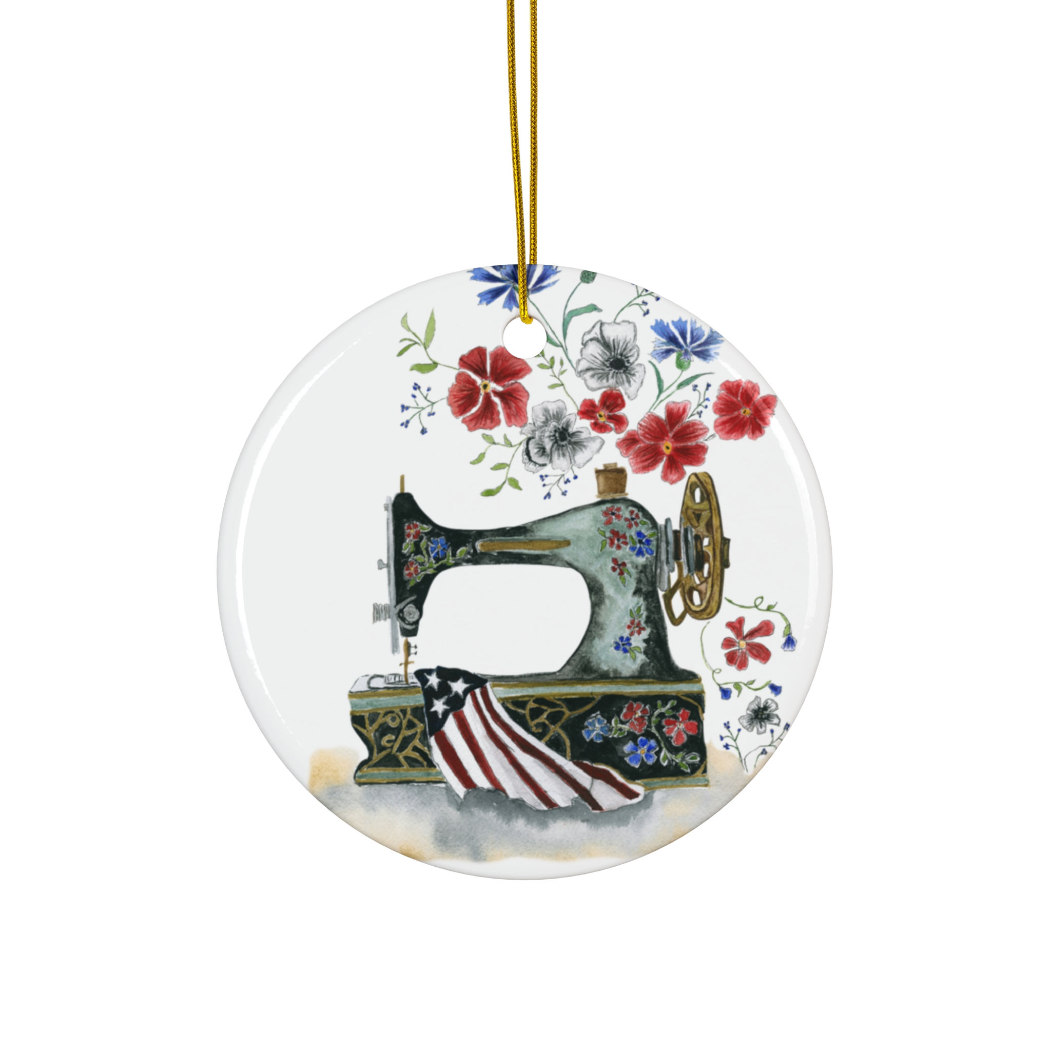 Ornament -Great gift for Sewing In America 