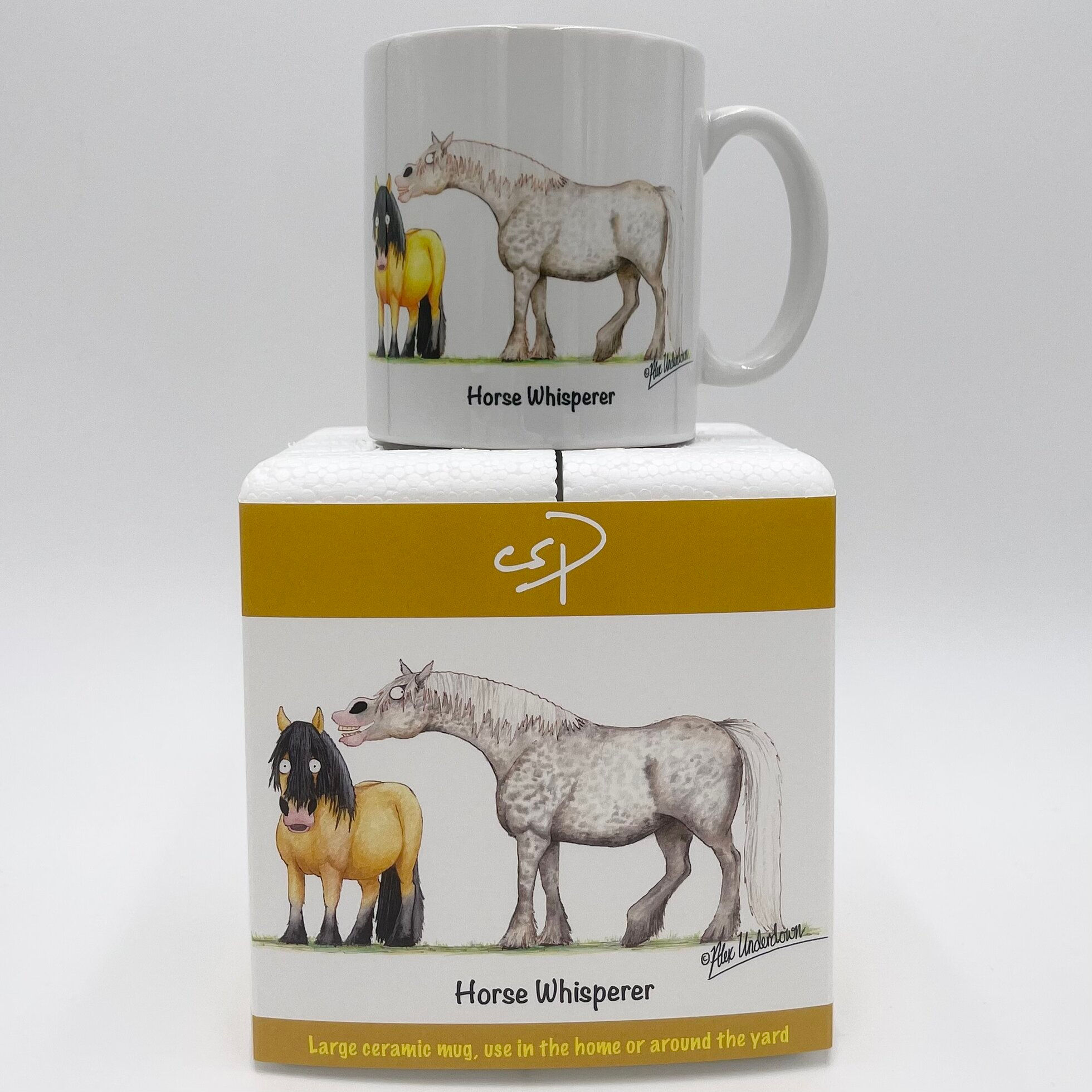 'Horse Whisperer' horse mug by Alex Underdown