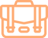Briefcase Icon - Peach