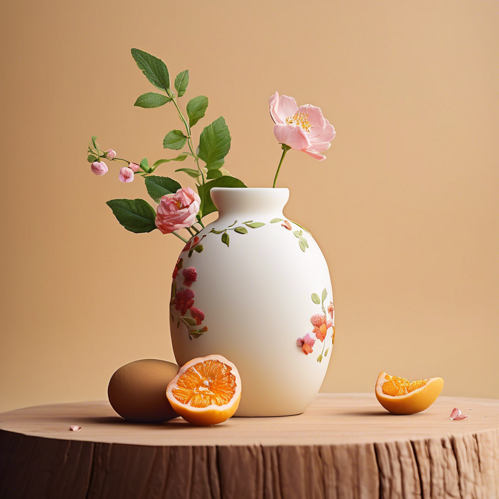 Vaso Decorativo Floral