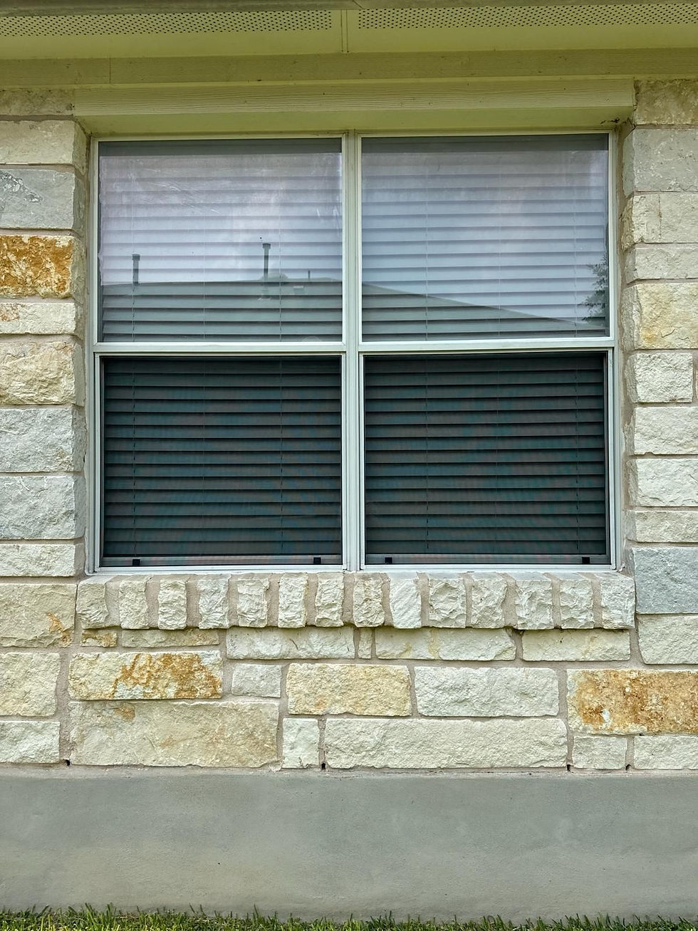 New Andersen windows installed.