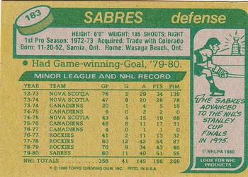 Thumbnail: 80-81 Topps John Van Boxmeer