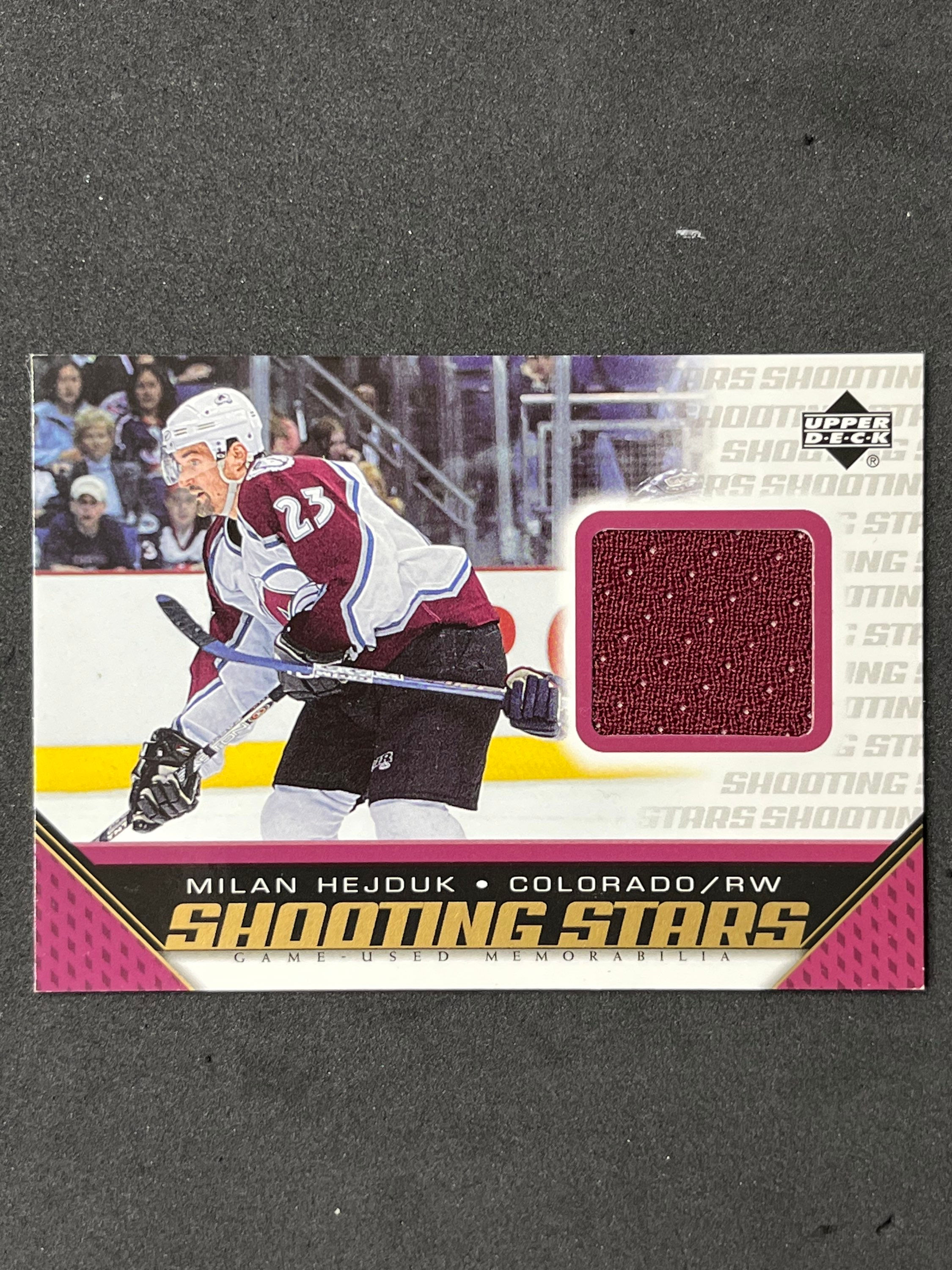 2005-06 Upper Deck Shooting Stars Milan Hejouk S-MH