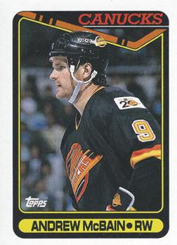 248. Andrew McBain - 90-91 Topps NHL - COMMON