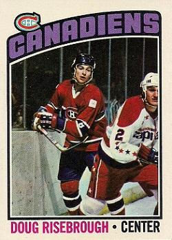 76-77 Topps Doug Risebrough #109