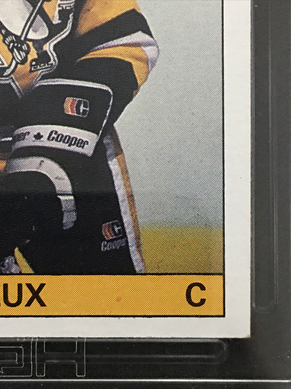 Thumbnail: 1985-86 Topps Mario Lemieux Rookie HGA Graded 7.5