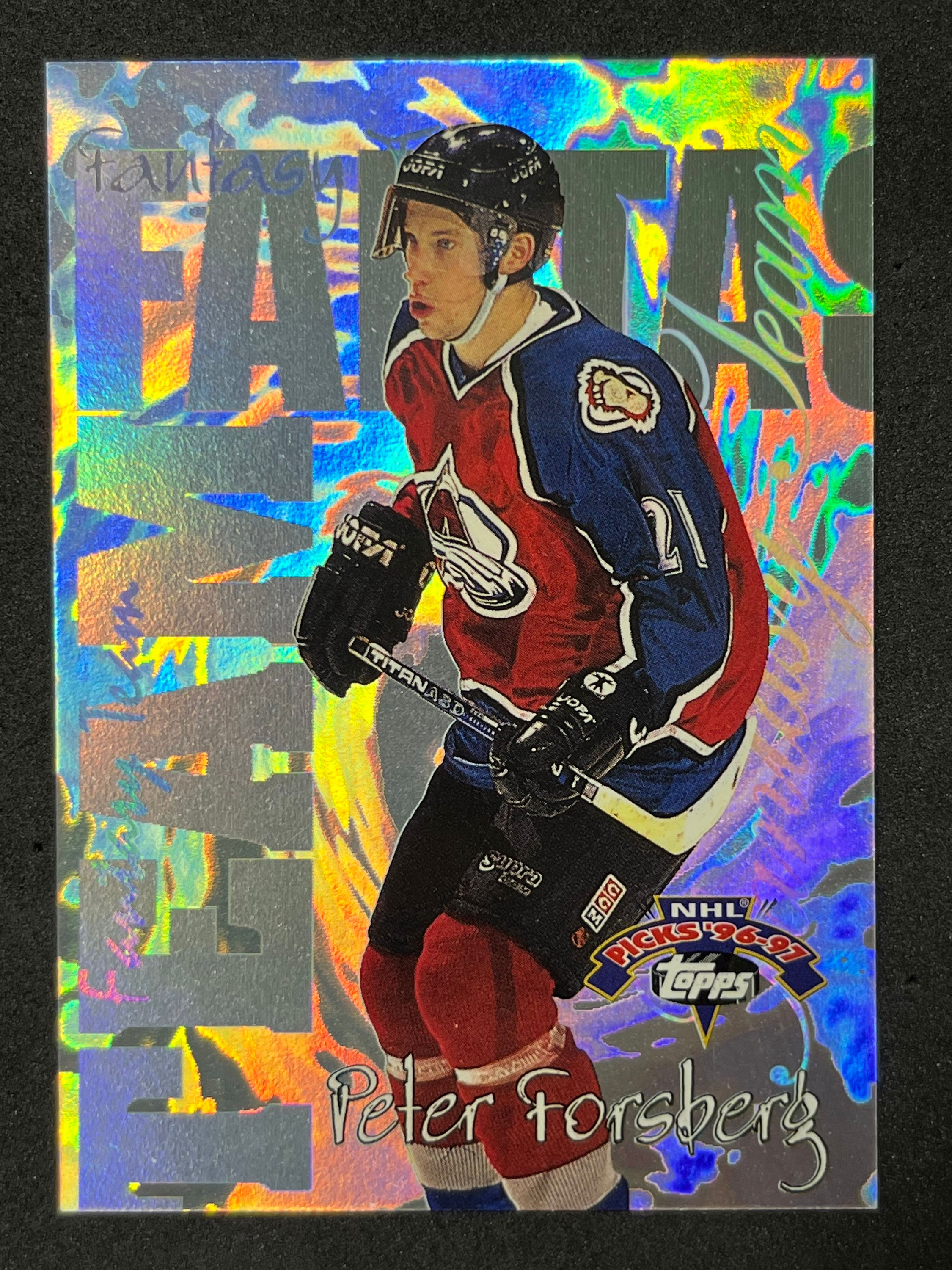 96-97 Topps Picks Fantasy Team Peter Forsberg FT16