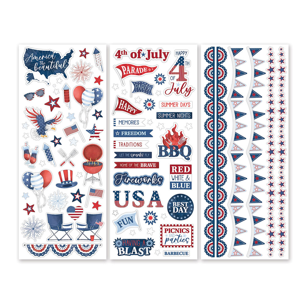 Perfectly Patriotic Stickers (3/pk) | website