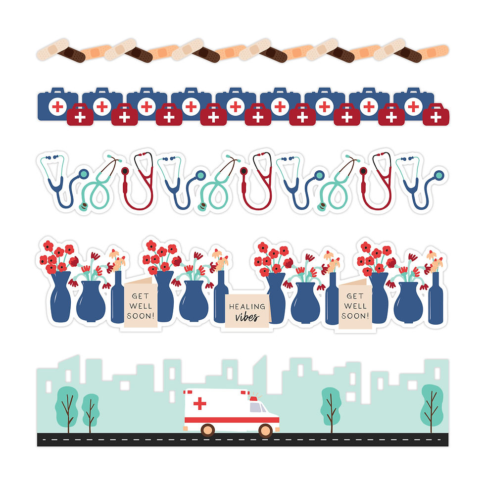 Thumbnail: On the Mend Laser Cut Borders (10/pk)