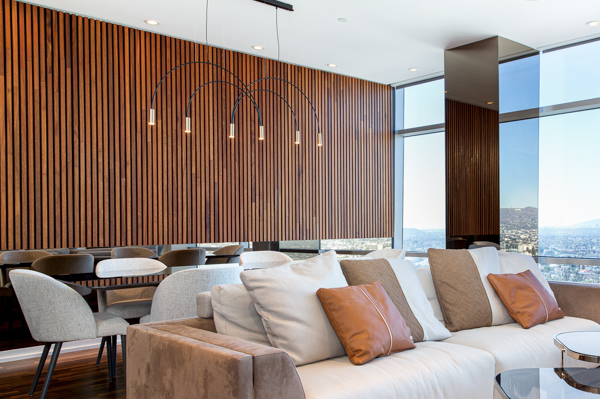 Wooden Panel Wall Brings Warmth and Style