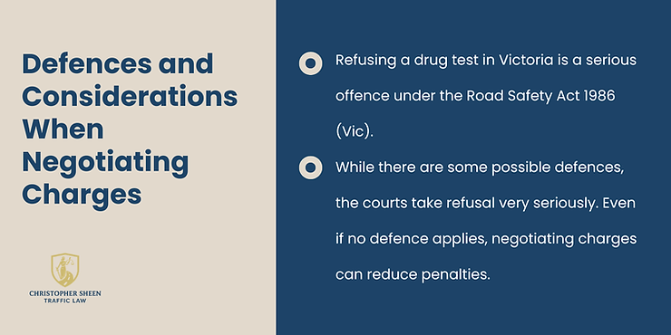 Defences and considerations