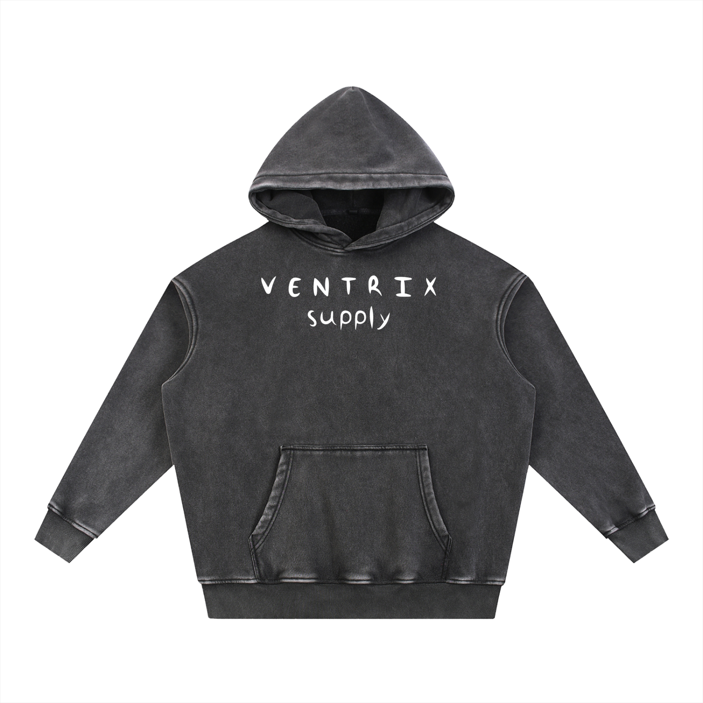 Snow Washed Oversized Ventrix Hoodie