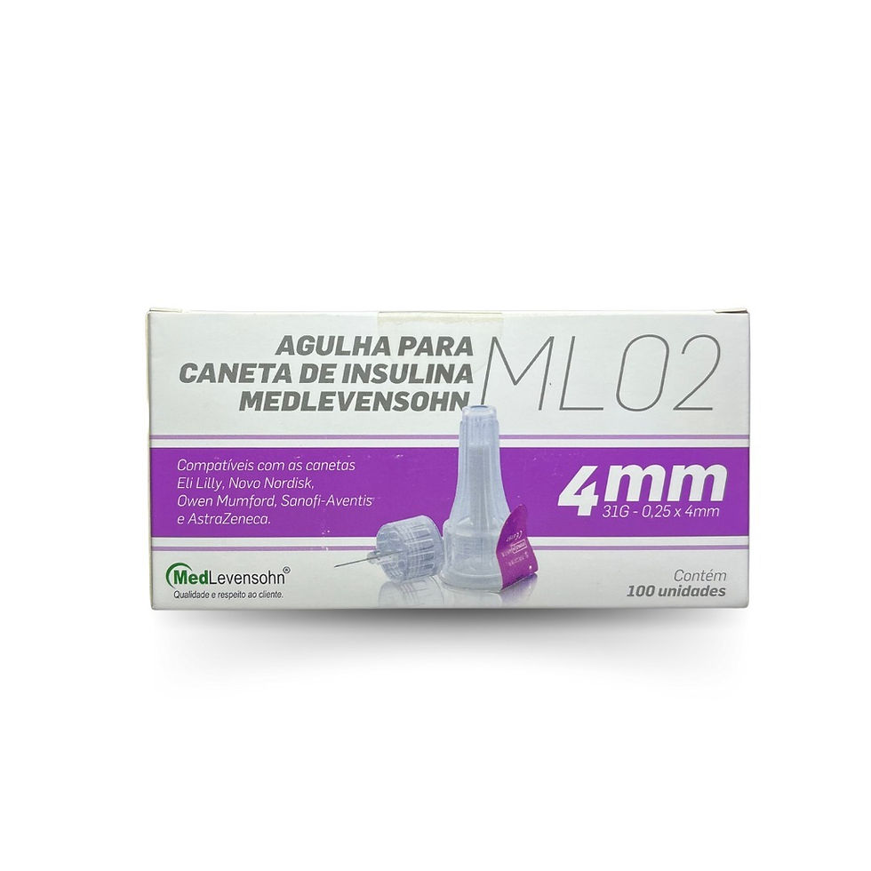 Agulha 4mm para Caneta de Insulina MedLevensohn