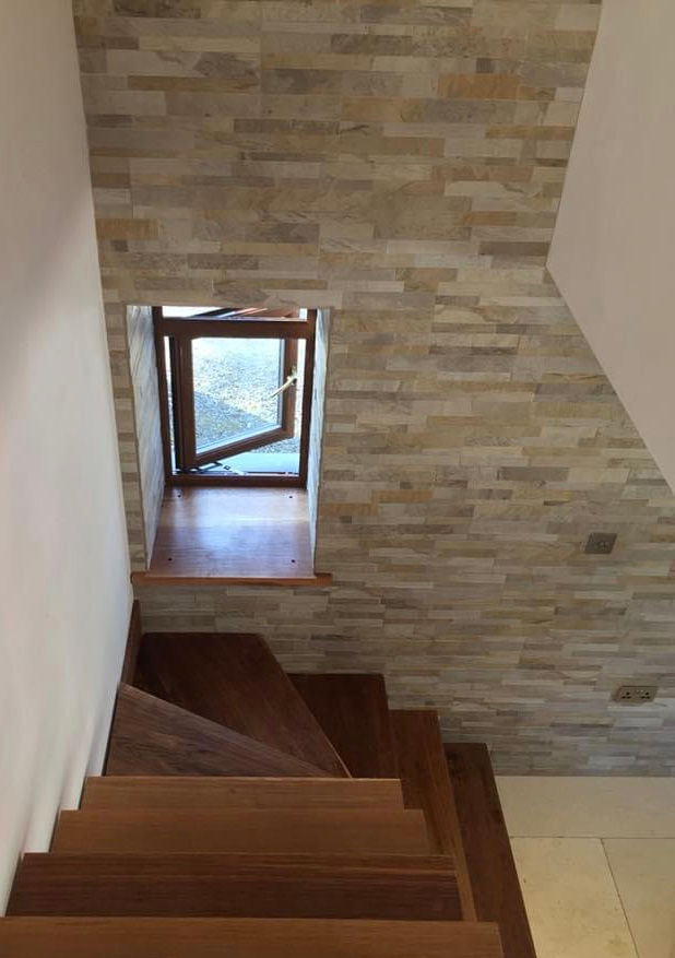 tiled feature wall