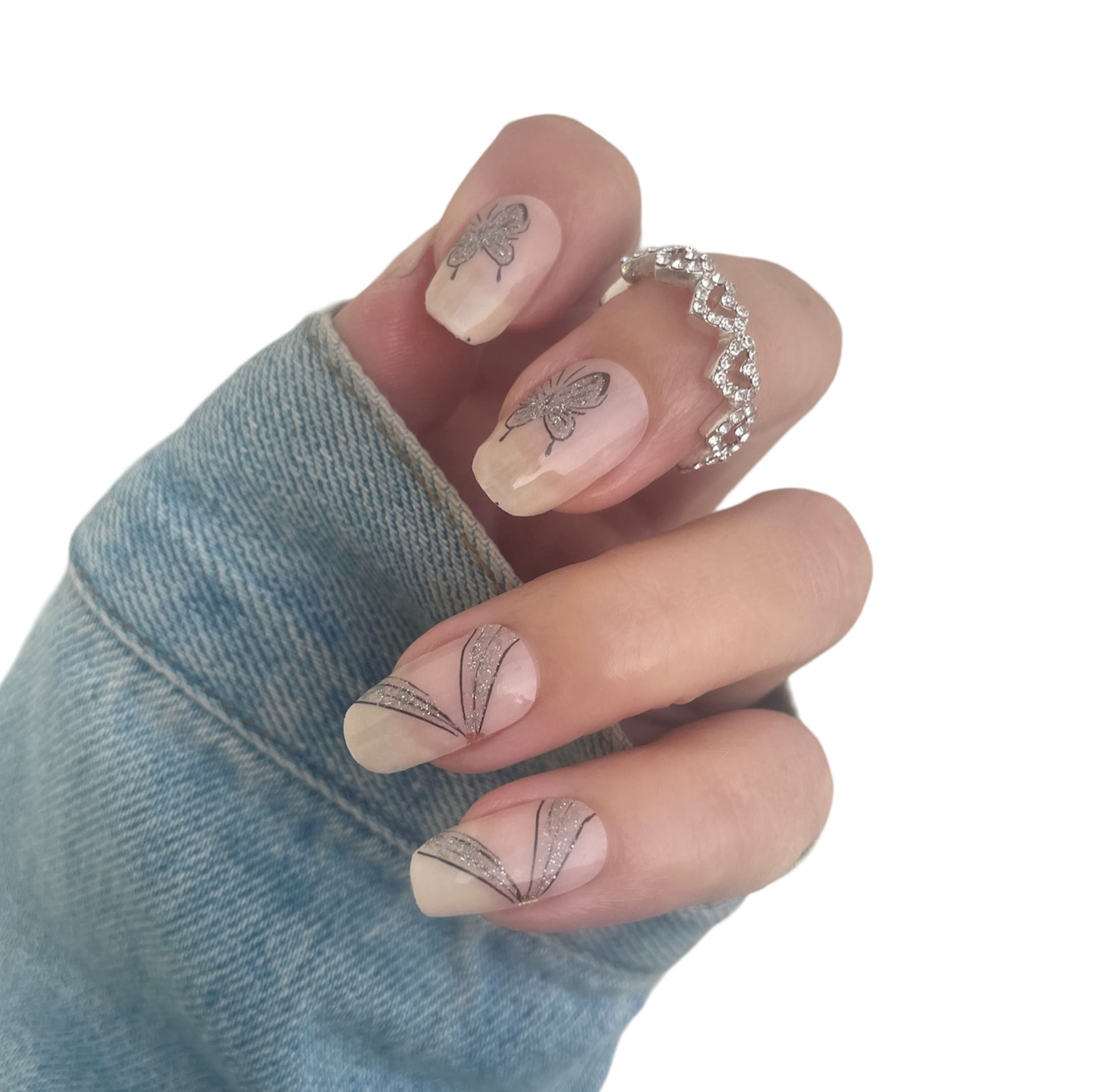 UV- Creamy Butterflies