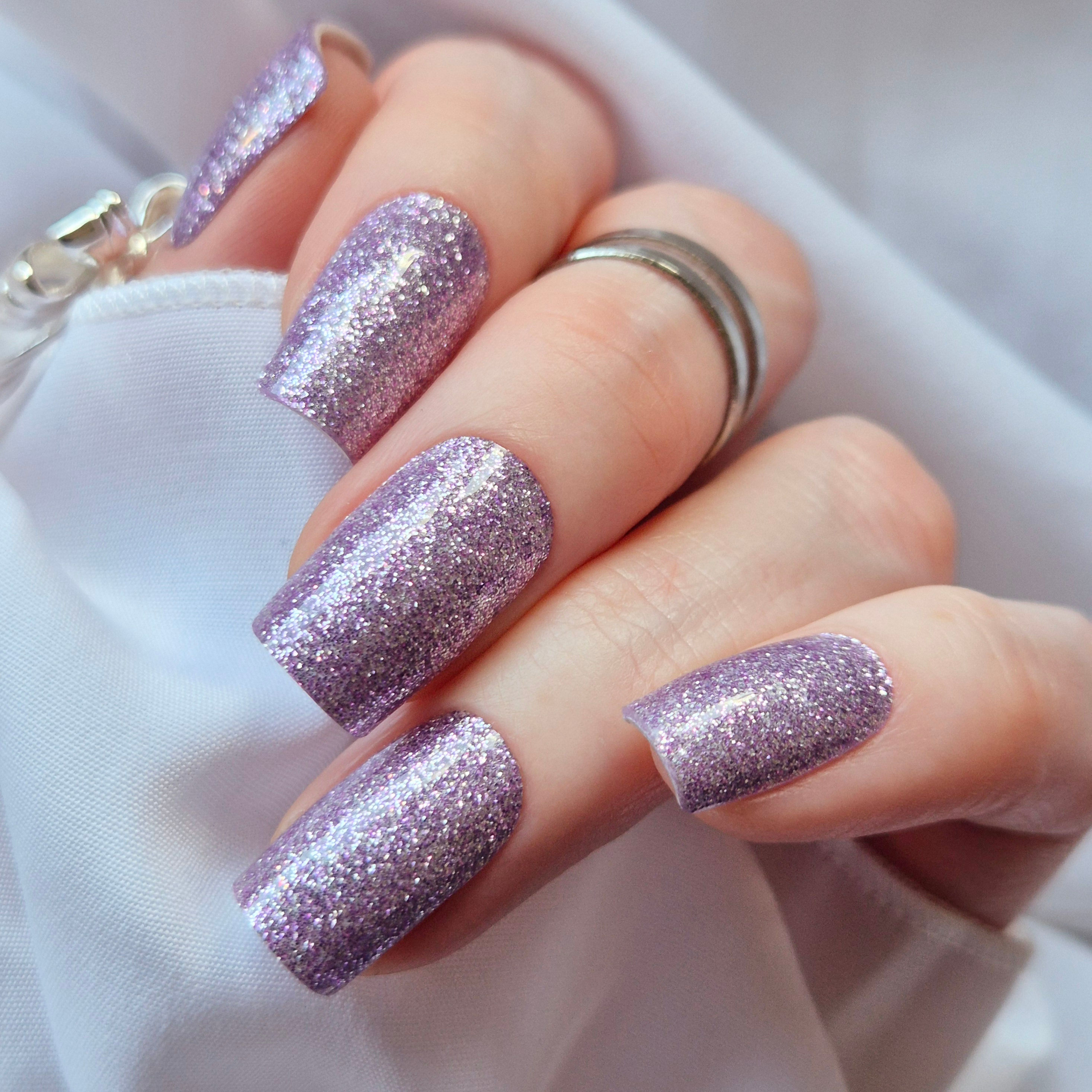 UV- Lavender Glittery