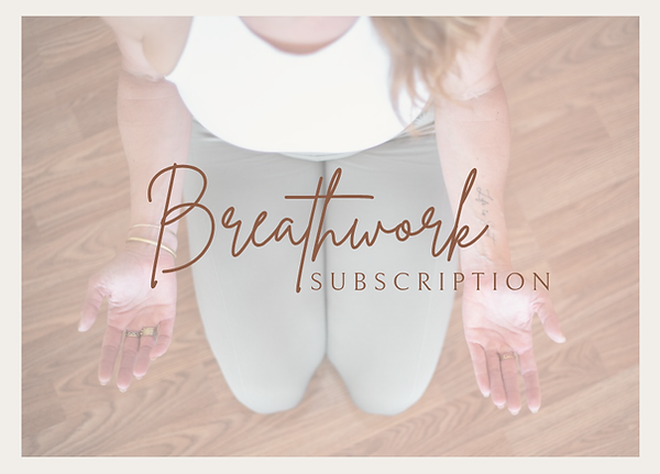 Breathwork Subscription surrender to your power