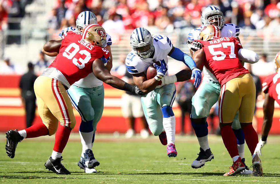 Ezekiel Elliot vs. 49ers