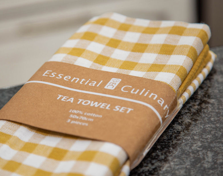 Thumbnail: Mustard Tea Towel Set