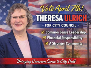 Theresa Ulrich for Macon City Council             Election Ward# 3   April 7, 2026 ...