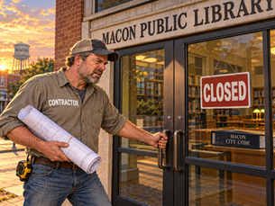 contractor frustrated cant access library