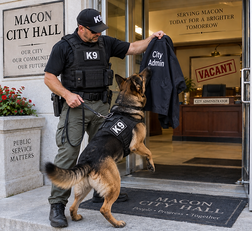 K9 searching for City Administrator