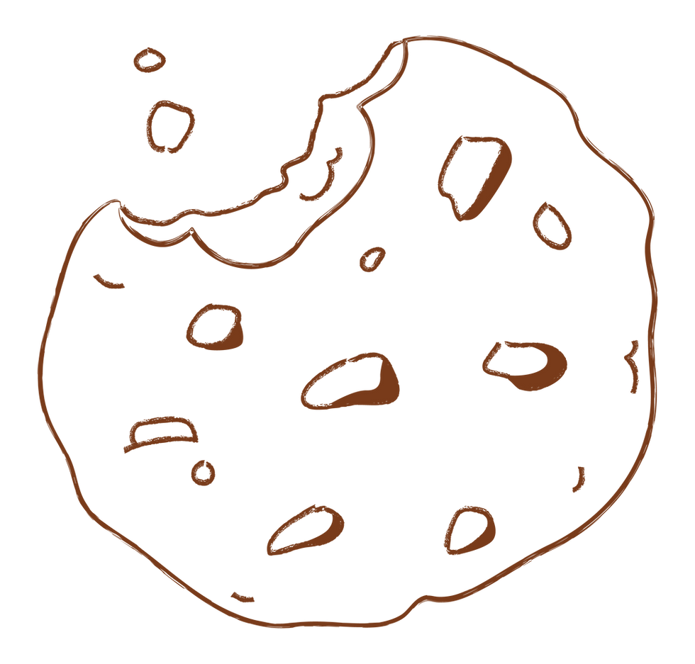 Keksi Cookie With bite out of it