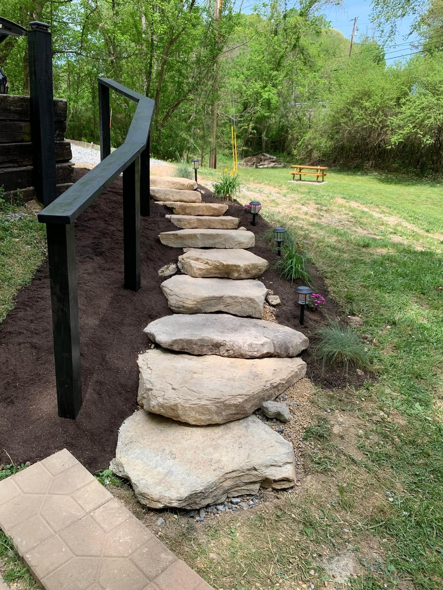 Stone steps