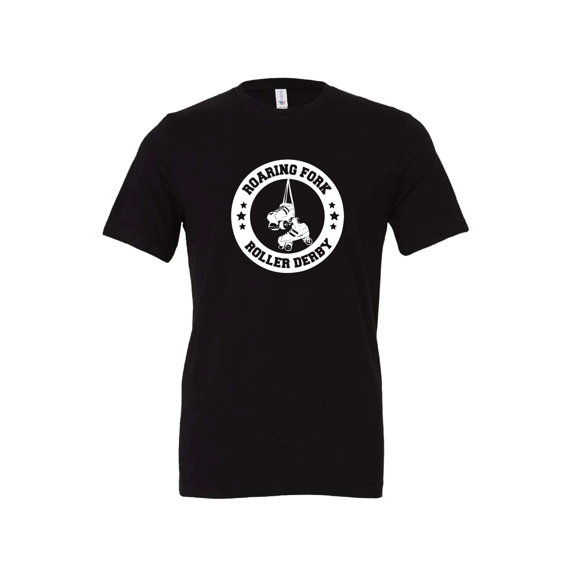 Black Unisex Roller Derby T-Shirt