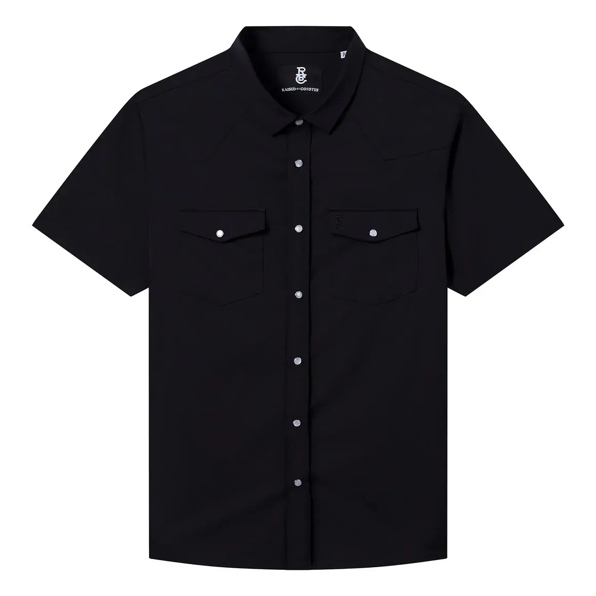 Raised by Coyotes - Black Go Everywhere Pearl Snap