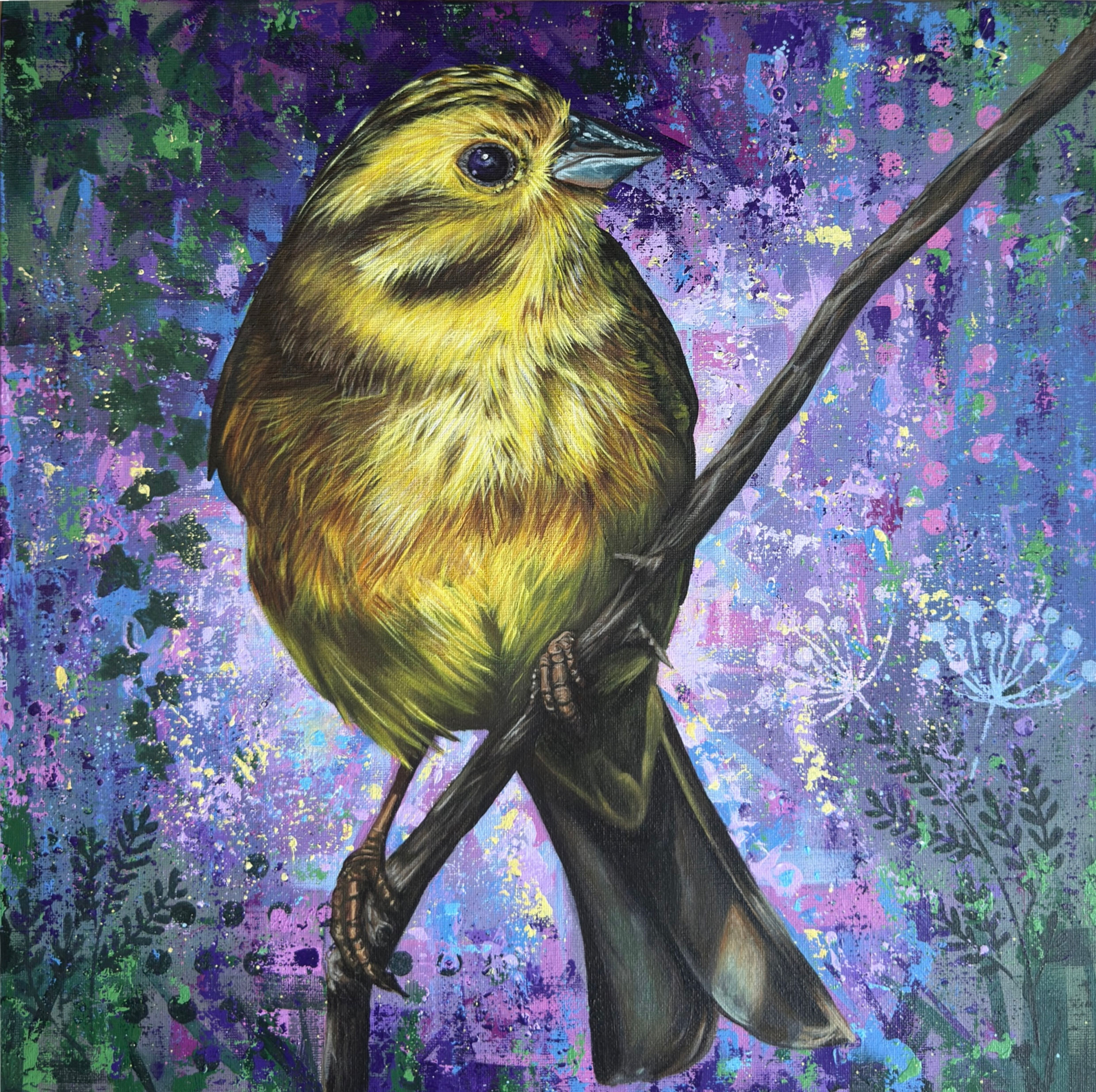 NO CHEESE IN THE HEDGEROW - Yellowhammer Fine Art Print