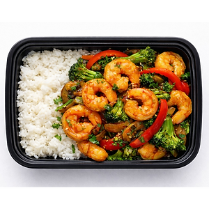 Healthy Teriyaki Shrimp Bowl