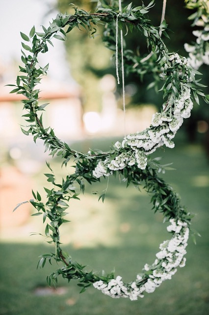 Wedding Flower Hoops