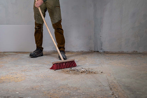 Schoonmaak voor oplevering