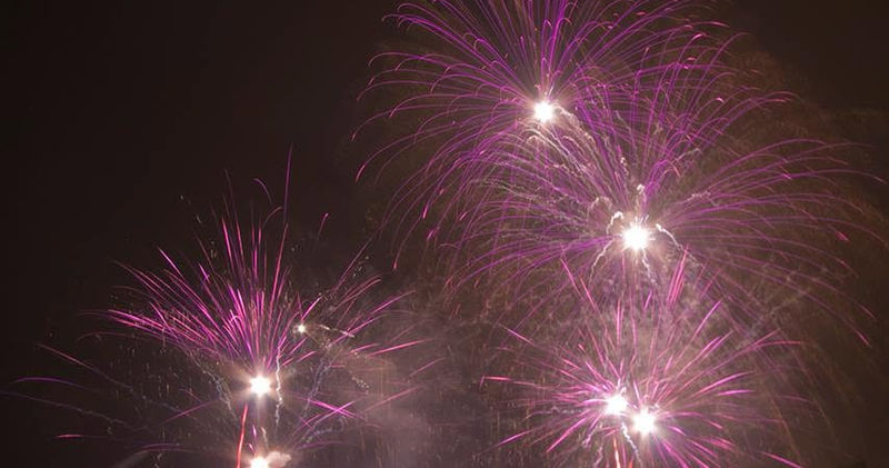 Bevrijdingsvuurwerk in Merksem