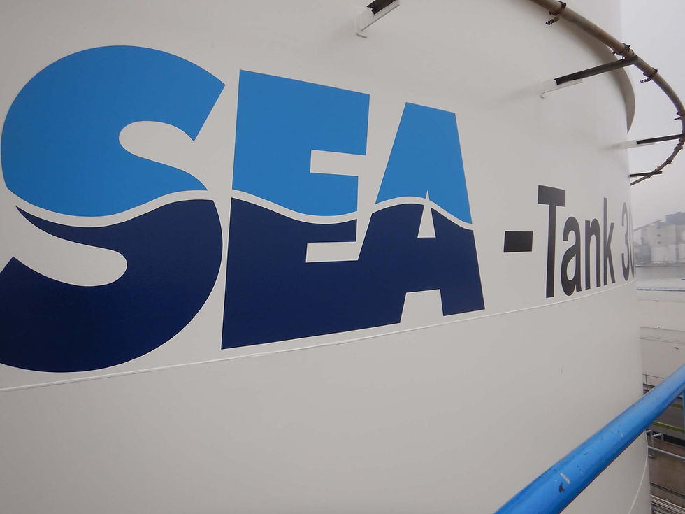 XXL LOGOSCHILDERWERK SEA TANK