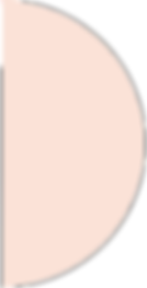 Light pink abstract partial oval shape on a black background.