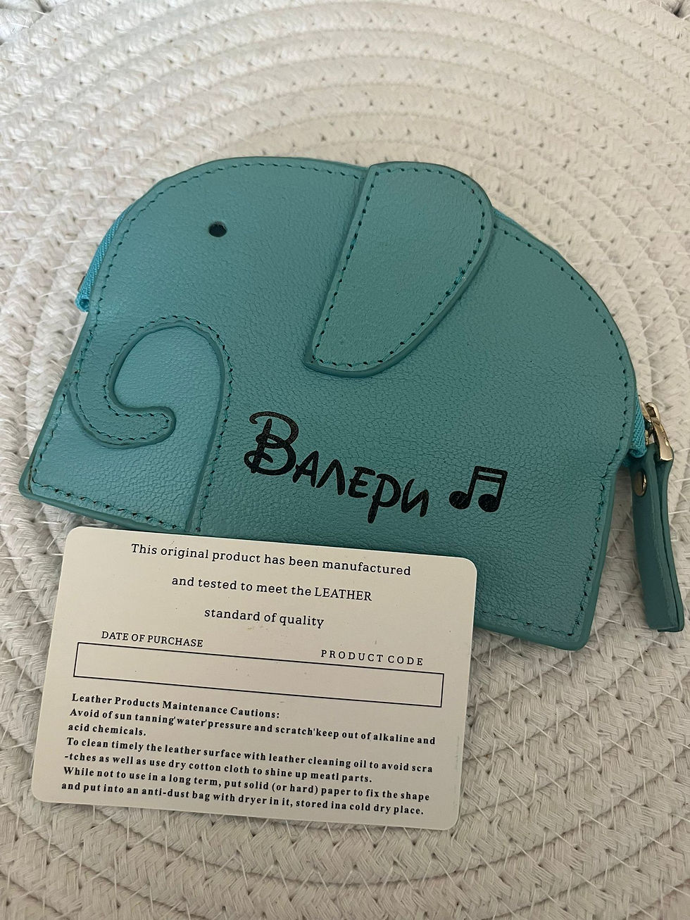 Миниатюра: детски портфейл, кожен детски портфейл, персонализиран подарък за дете, естествена кожа портмоне за момиче момче