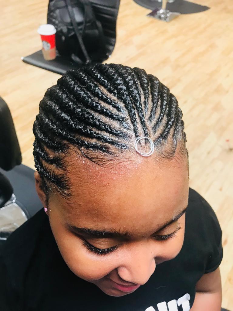 Kids Fulani Braids