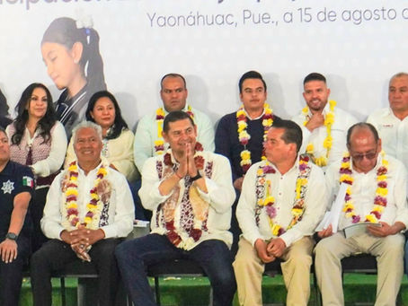 HUEYTAMALCO RECIBE APOYO EN EDUCACIÓN E INFRAESTRUCTURA GRACIAS AL PROGRAMA "POR AMOR A PUEBLA"