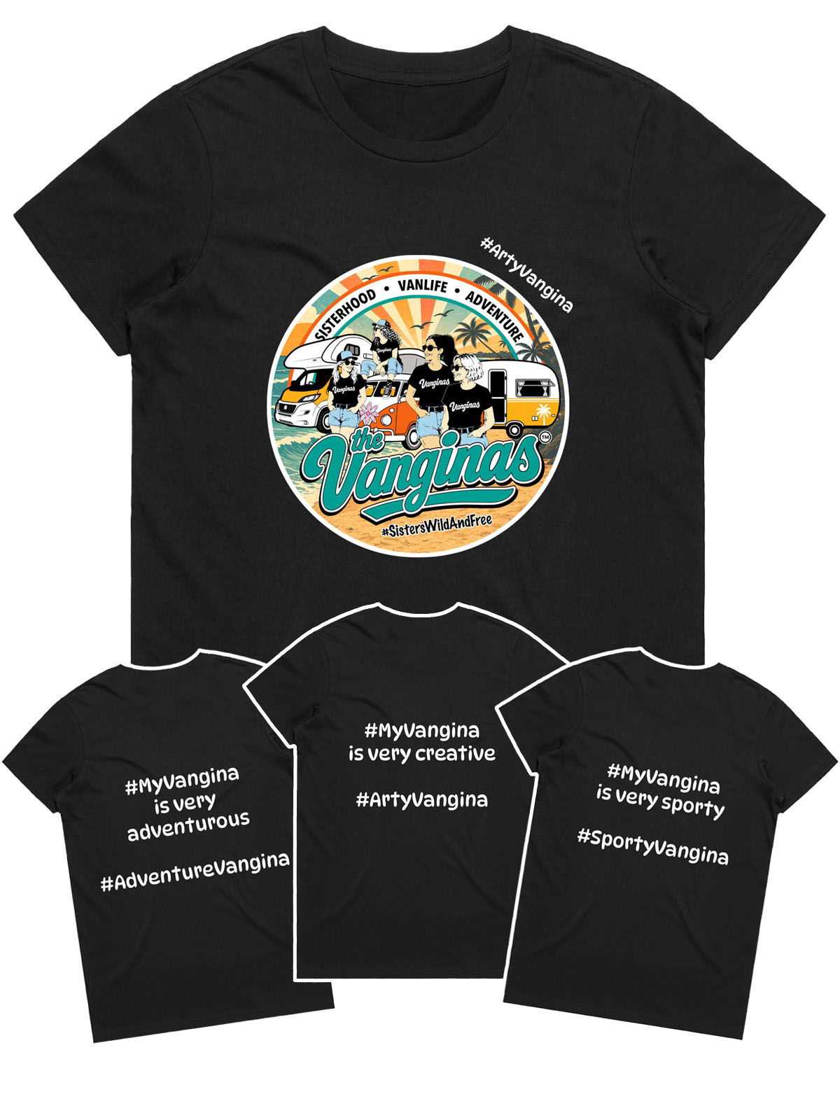 (coming soon) THE VANGINAS - Officially Unofficial Sisterhood V-Tee