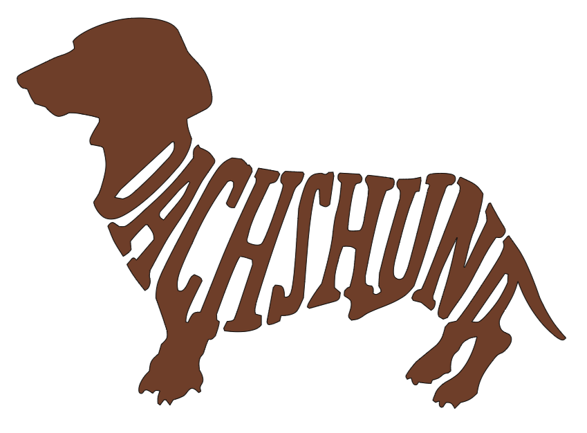 Thumbnail: OTC-435  Dachshund Word Art