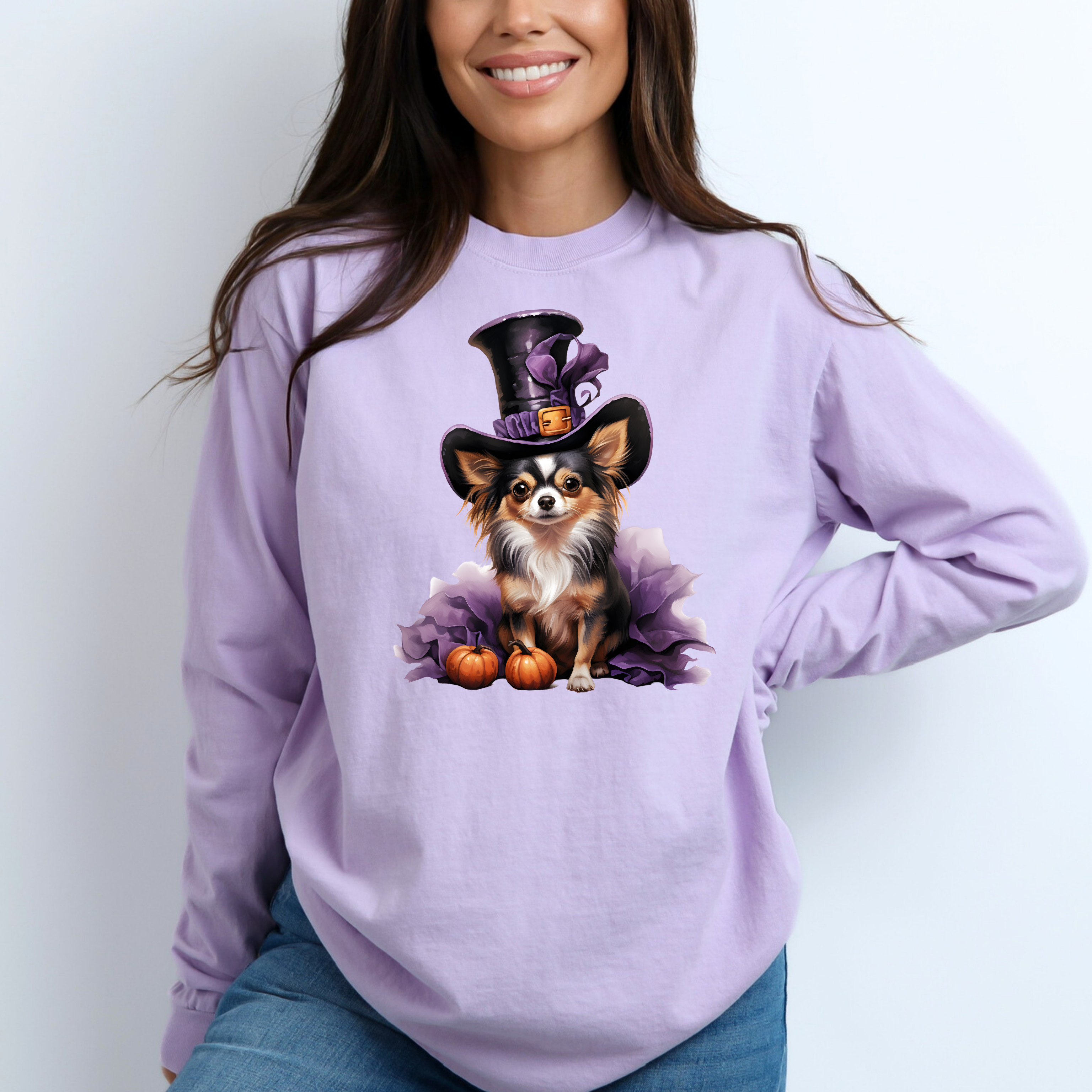 OTC-936 Halloween Chihuahua  - T-shirt/Sweatshirt/To