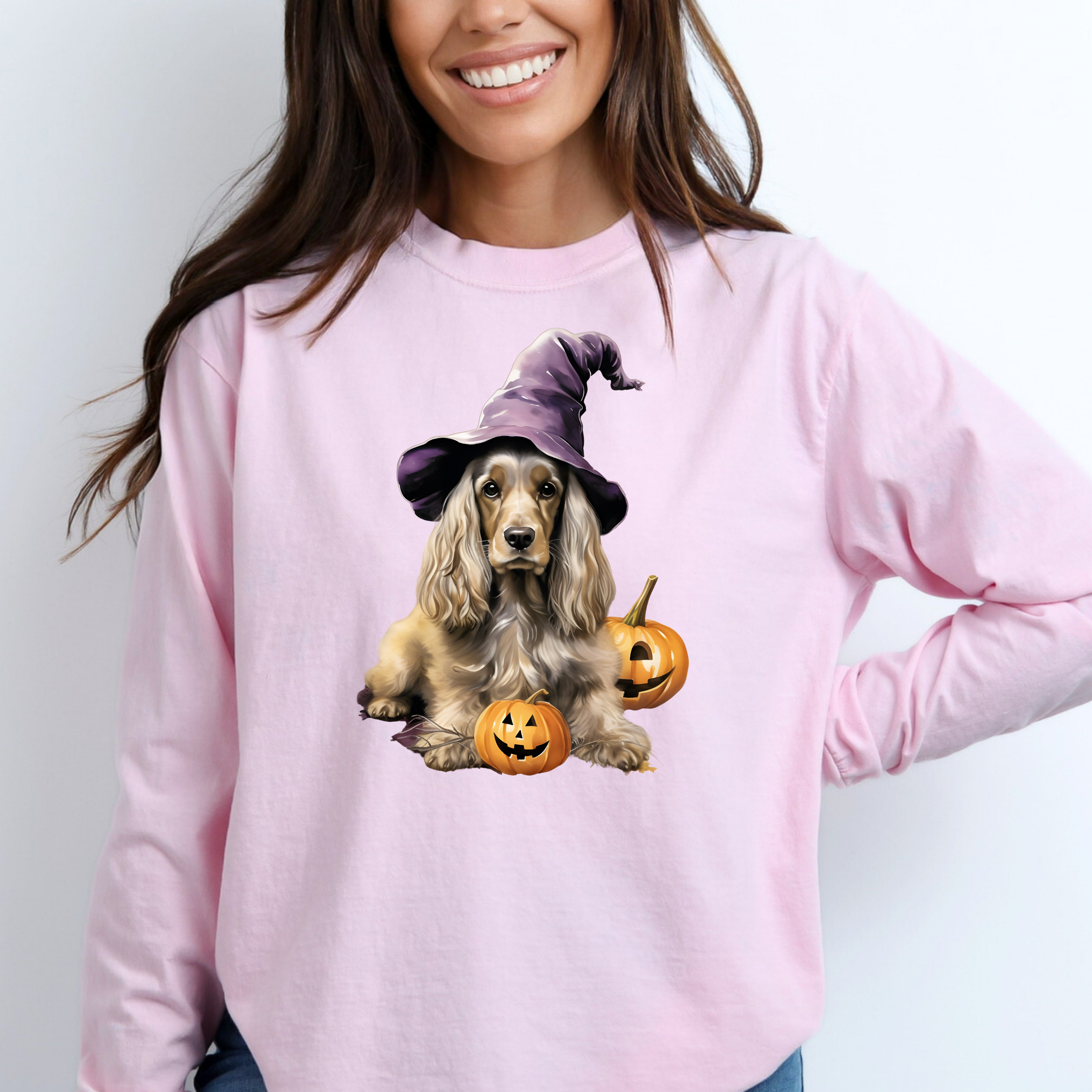 OTC-937 Halloween English Cocker - T-shirt/Sweatshirt/To