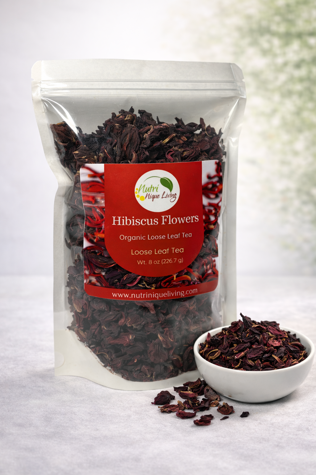 Organic Hibiscus Flowers – Loose Leaf Tea