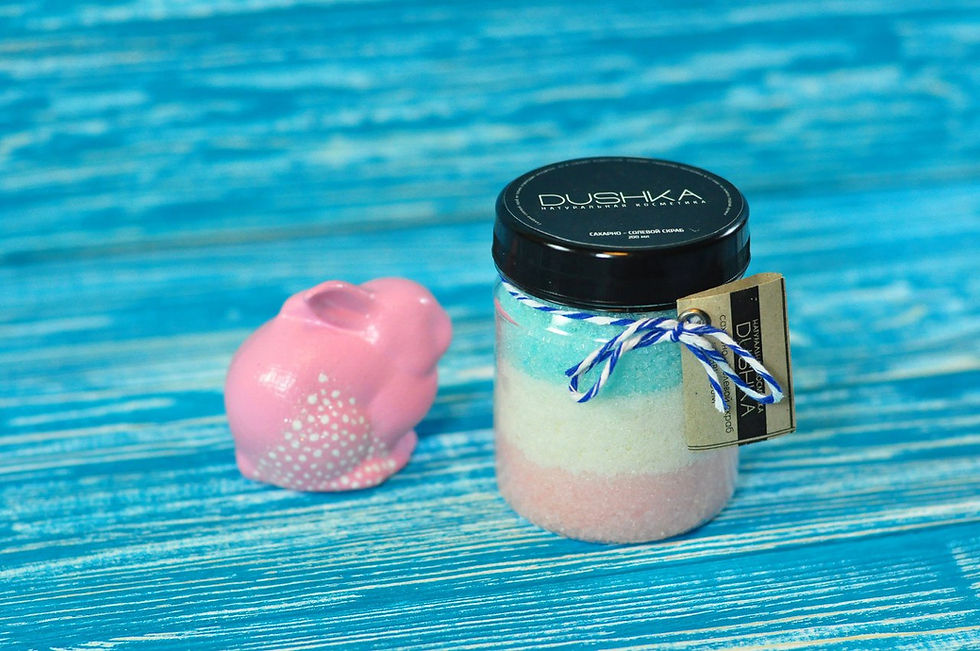 Миниатюра: Сахарно-солевой скраб для тела