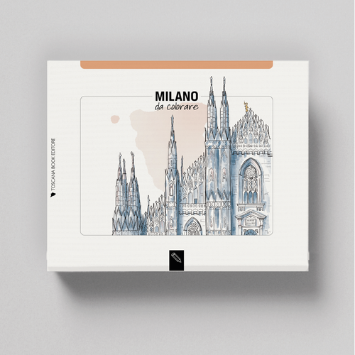 Milano da colorare Coloring Book Duomo Shop