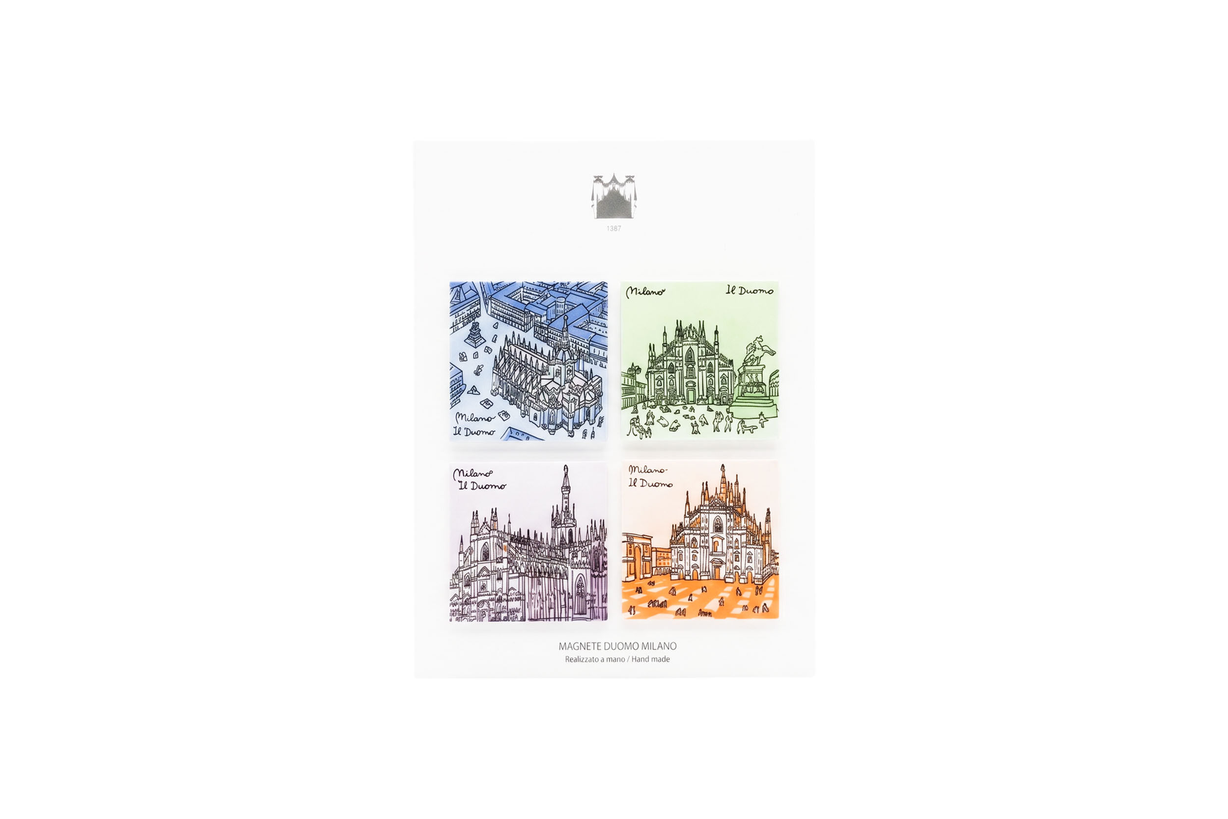 Magnete Duomo in vetro - Multipack